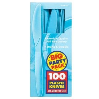 Caribbean Blue Big Party Pack   Knives