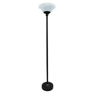 Threshold Oil Rubbed Bronze Torch with Glass Shade