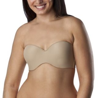 Self Expressions By Maidenform Womens Full Support Strapless Bra   Beige 36C