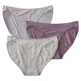 Gilligan & OMalley Womens 3 Pack Modal Bikini   Neutral XL