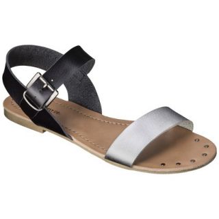 Womens Mossimo Supply Co. Lakitia Sandals   Black/Silver 9