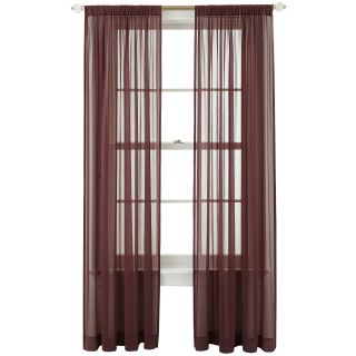 ROYAL VELVET Lantana Rod Pocket Curtain Panel, Huckleberry