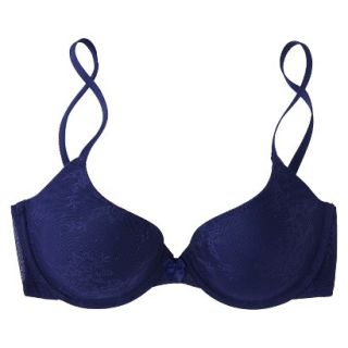 Gilligan & OMalley Womens Favorite Lace Lightly Lined Bra   Oxygen Blue 34D