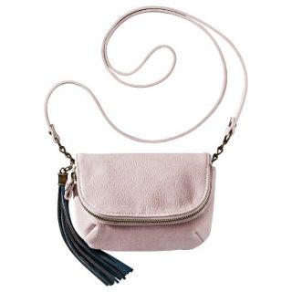Mossimo Supply Co. Crossbody Handbag with Blue Tassle   Pink