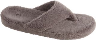 Womens Acorn New Spa Thong   Grey Slippers