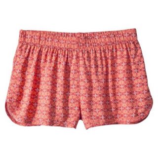 Mossimo Supply Co. Juniors Soft Printed Short   Coral Print M(7 9)