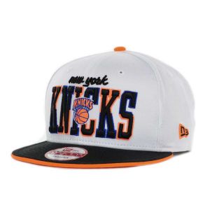 New York Knicks New Era NBA Hardwood Classics Pump Fake Snapback 9FIFTY Cap