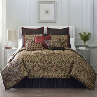 Rouen 7 pc. Jacquard Comforter Set