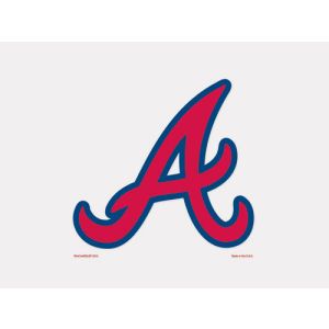 Atlanta Braves Wincraft 4x4 Die Cut Decal Color