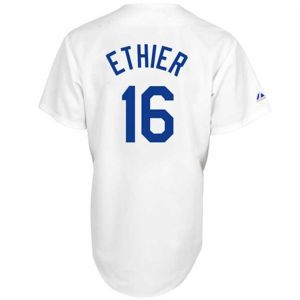 Los Angeles Dodgers Andre Ethier Majestic MLB Womens Replica Player Jersey