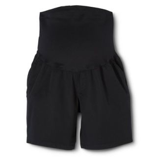 Liz Lange for Target Maternity 6 Twill Shorts   Black S