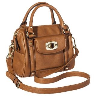 Merona Mini Satchel Handbag with Removable Crossbody Strap   Tan