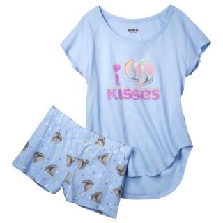 Hershey Kisses Juniors Pajama Set   Blue L