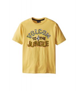 Volcom Kids Volcom To Thejungle Tee Boys Short Sleeve Pullover (Yellow)