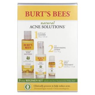 Burts Bees Acne Solutions 3 Step Regimen Kit