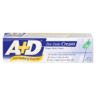 A+D Zinc Oxide Diaper Rash Cream   4 oz.