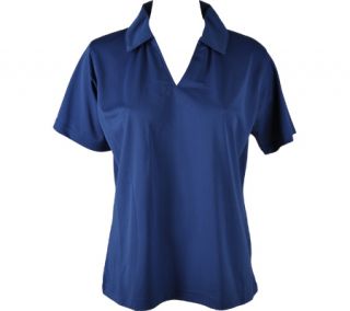 Womens Willow Pointe Performance Polo Shirt   Royal Short Sleeve Shirts