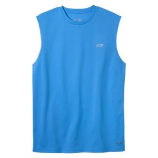 C9 By Champion Mens Advanced Duo Dry Tech Muscle Tee   Blue M