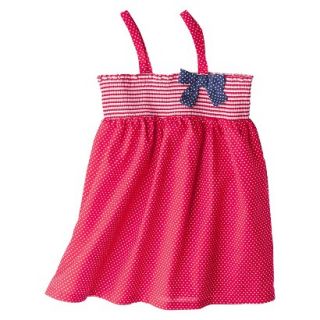 Circo Infant Toddler Girls Polka Dot Swim Cover Up Dress   Red 3T