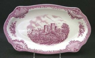 Johnson Brothers Old Britain Castles Pink(No Crown Stamp) Large Sandwich Tray, F