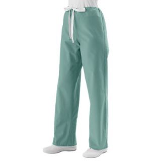 Medline Unisex Reversible Scrub Pants with Drawstring   Misty Green (Medium)