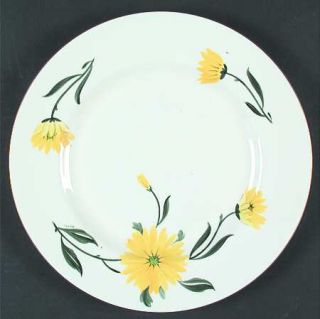 Pickard Aurora Dinner Plate, Fine China Dinnerware   Gold Trim/Rim Shape