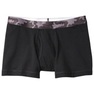 Mossimo Supply Co. Mens Black Camouflage Boxer Briefs   M