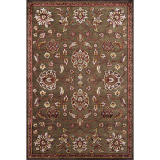 Madison Brown/ Rust Rug (5 3 X 7)