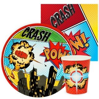 Superhero Comics Playtime Snack Pack