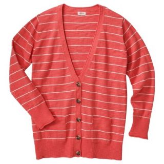Mossimo Supply Co. Juniors Plus Size Long Sleeve Boyfriend Sweater   Coral 2