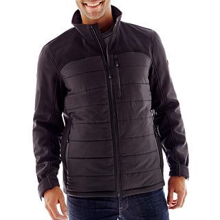 Zeroxposur Trace Insulated Soft Shell Jacket, Black, Mens