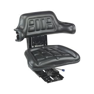 Polyurethane Cushioned Tractor Seat   Black, Model 51500BK01UN
