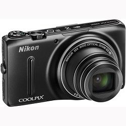 Nikon COOLPIX S9500 18.1 MP 22x Zoom Built In Wi Fi Digital Camera Factory Refur