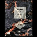 Algebra  A First Course