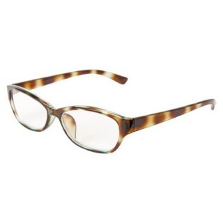 Small Cateye Reading Glasses 2.50   Green Horn