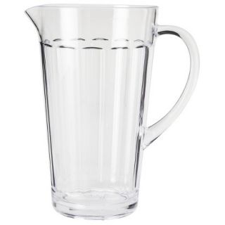 Threshold Panelled Ribbed Pitcher   Clear