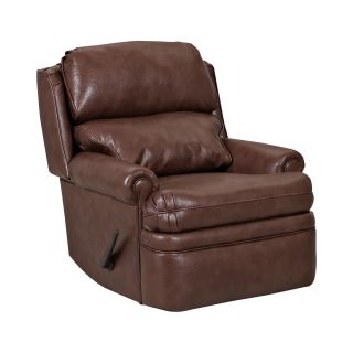 Sylvan Faux Leather Recliner, Timberland Bridle