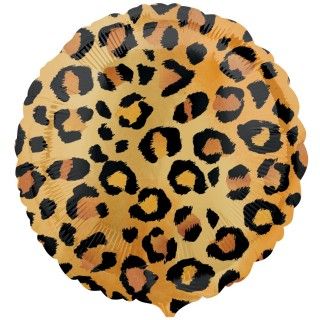 Cheetah Print Foil Balloon