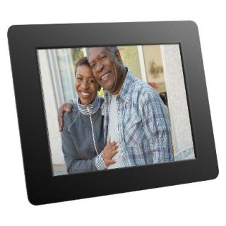 Aluratek 8 LCD Digital Photo Frame   Black (ADMPF108F)