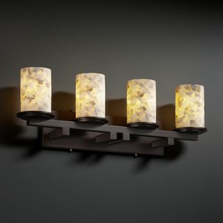 Alabaster Rocks  Dakota 4 light Bath Bar