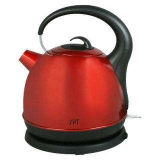 Sunpentown Cordless Electric Kettle   Red (1.7L)