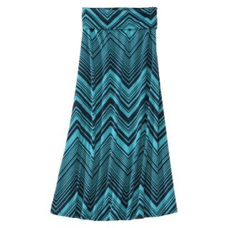 Mossimo Supply Co. Juniors Fold Over Maxi Skirt   Aqua Breeze XL(15 17)