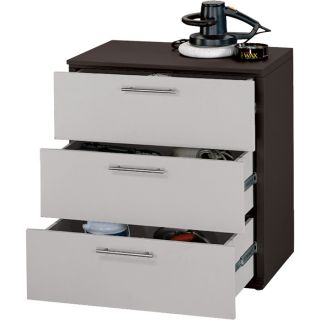 Stack On 3 Drawer Project Center   26 Inch W x 16 Inch D x 34 Inch H, Steel,