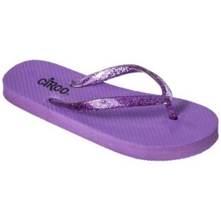 Girls Circo Hillary Flip Flop Sandals   Purple XL