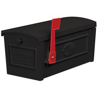 Black Post Style Townhouse Mailbox