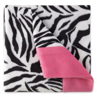 Sunbeam Set of 2 Super Soft Heavyweight Fleece Pillowcases, Zebra