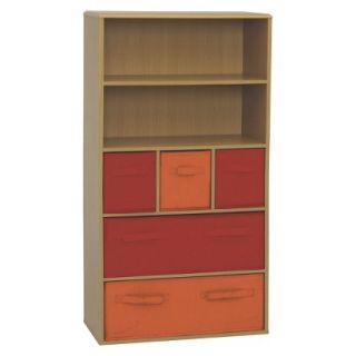 Kids Bookcase 4D Concepts Crawford Bookcase Kids Bookcase   Beech