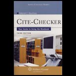 Cite Checker  Your Guide to Using the Bluebook