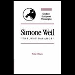 Simone Weil the Just Balance