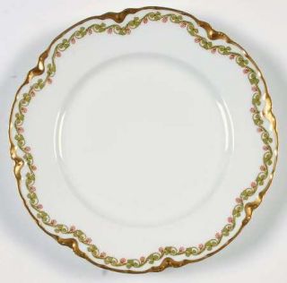 Haviland Clover Leaf Salad Plate, Fine China Dinnerware   H&Co,Schleiger 98,Gree